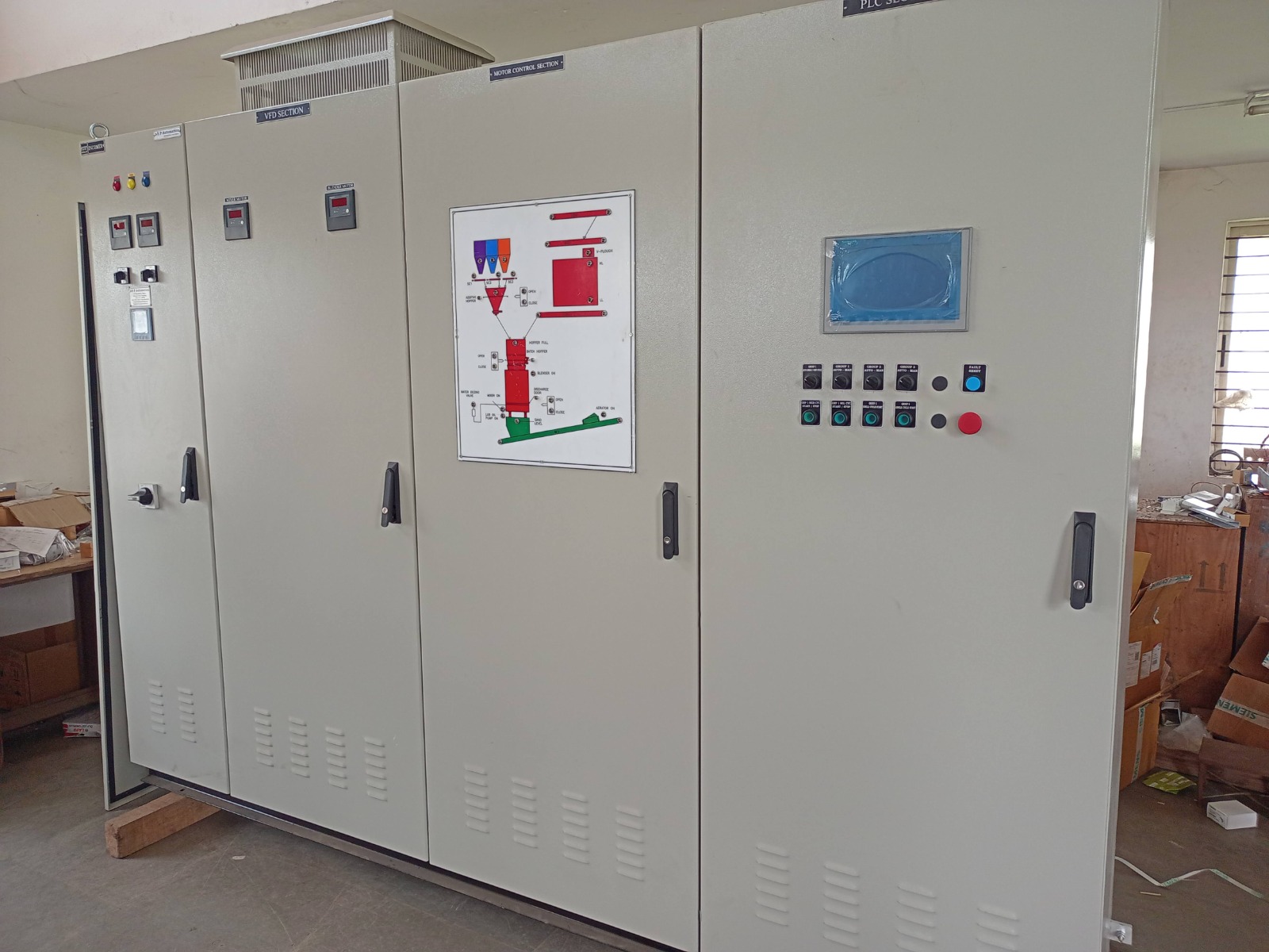 S P Automation panel